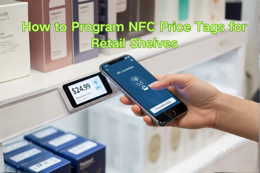 Πώς να προγραμματίσετε ετικέτες τιμών NFC για ράφια λιανικής